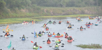 100 KM EN KAYAKS Y PIRAGUAS POR EL RÍO PARANÁ