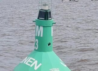 RESPONSABILIDAD: BOYA DEL KM 23 APARECE DAÑADA