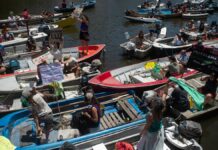 ISLEÑOS CORTARON EL RÍO TIGRE PARA RECLAMAR POR LA FALTA DE LUZ: “LA SITUACION ES DE EMERGENCIA”