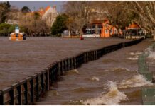 ALERTA POR LA CRECIDA EN EL RÍO DE LA PLATA PARA LA MADRUGADA DEL SÁBADO