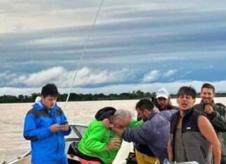 ENCONTRARON A DOS HERMANOS REPORTADOS DESAPARECIDOS QUE HABÍAN SALIDO A PESCAR EN LANCHA EN GOYA