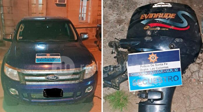 QUERÍAN SALIR A PESCAR: ROBARON EL MOTOR DE UNA LANCHA, PERO TERMINARON DETENIDOS