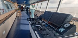 VIDEO – ASÍ ES DESDE EL PUENTE EL “COSCO SHIPPING ARGENTINA” EL CONTAINERO DE 335 METROS, EL MÁS GRANDE QUE INGRESA A BS AS