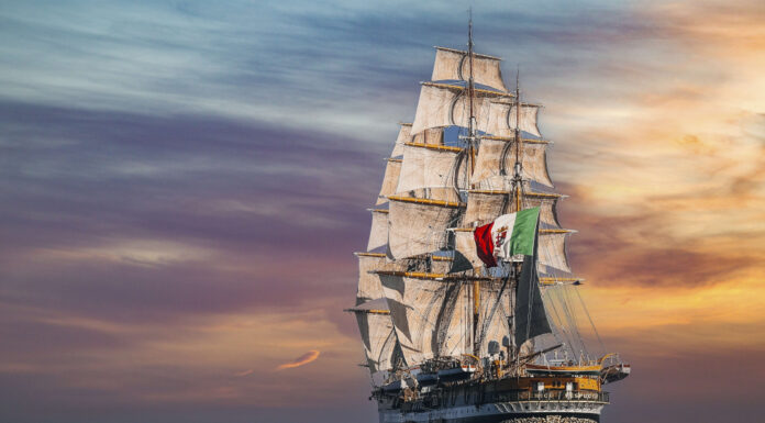 COMO ES EL AMERIGO VESPUCCI, EL BUQUE ITALIANO QUE VISITÓ ARGENTINA