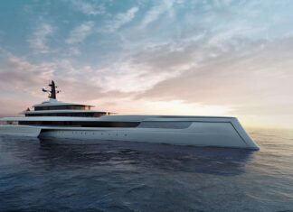 UNA SONFONÍA DE ARTE Y CIENCIA: PRESENTAMOS SPEAR, EL CONCEPTO DE YATE TRIMARÁN DE 140 METROS