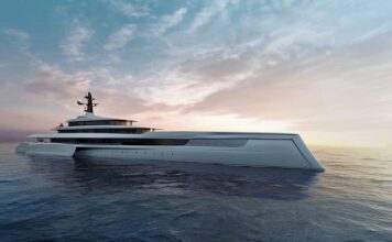 UNA SONFONÍA DE ARTE Y CIENCIA: PRESENTAMOS SPEAR, EL CONCEPTO DE YATE TRIMARÁN DE 140 METROS