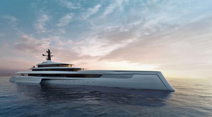 UNA SONFONÍA DE ARTE Y CIENCIA: PRESENTAMOS SPEAR, EL CONCEPTO DE YATE TRIMARÁN DE 140 METROS