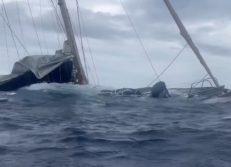 VIDEO – SE HUNDIÓ UN VELERO ARCONA 460 EN EL PACÍFICO