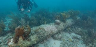 EQUIPO DE SUBMARINISTAS HALLAN UN BARCO BRITÁNICO DESAPARECIDO EN FLORIDA: FUE HUNDIDO POR ESPAÑA HACE SIGLOS