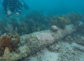 EQUIPO DE SUBMARINISTAS HALLAN UN BARCO BRITÁNICO DESAPARECIDO EN FLORIDA: FUE HUNDIDO POR ESPAÑA HACE SIGLOS