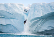 EL KAYAKISTA DE ÉLITE ANIOL SERRASOLES EMPRENDE UN VIAJE DE OTRO MUNDO EN LAS PROFUNDIDADES DEL SALVAJE ÁRTICO PARA DESCENDER LA CASCADA DE HIELO MÁS ALTA