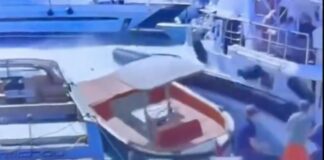 (VIDEO) GRAN PREMIO DE MÓNACO: BOTE NEUMÁTICO SE ESTRELLA CONTRA UN YATE EN LA CLASIFICACIÓN DEL GP