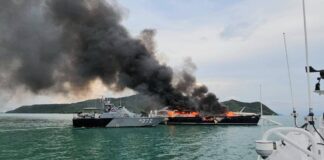 (VIDEO) UN INCENDIO DESTRUYE EL VELERO “OBSESSION II” EN TAILANDIA