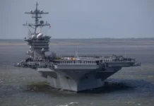EL PORTAAVIONES USS WASHINGTON LLEGARÁ AL PAÍS ESTE LUNES CON 5.400 MARINOS ESTADOUNIDENSES