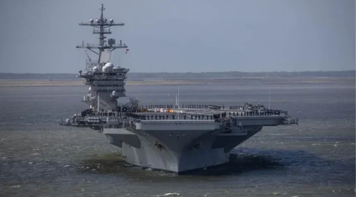 EL PORTAAVIONES USS WASHINGTON LLEGARÁ AL PAÍS ESTE LUNES CON 5.400 MARINOS ESTADOUNIDENSES