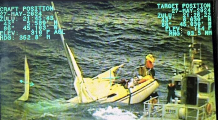 VIDEO – RESCATE EN EL LAGO MICHIGAN DE EEUU