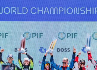 EL E1 TEAM MIAMI SUPERA CONDICIONES DESAFIANTES PARA GRANAR EL GRAN PREMIO DE PUERTO BANUS DEL MUNDIAL DE LANCHAS ELÉCTRICAS