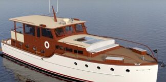 WHEELER LANZA CASCO DE MADERA DE 55 PIES