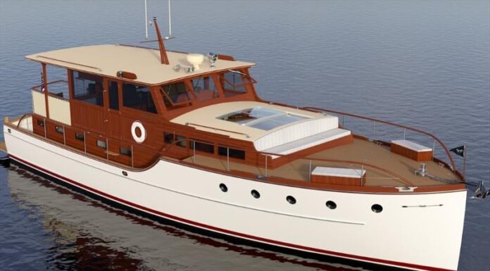 WHEELER LANZA CASCO DE MADERA DE 55 PIES