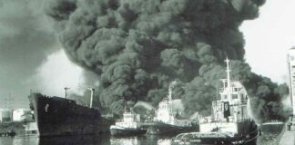 PASARON 40 AÑOS DE LA EXPLOSIÓN DEL PETROLERO “PERITO MORENO” EN DOCK SUD