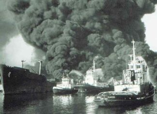PASARON 40 AÑOS DE LA EXPLOSIÓN DEL PETROLERO “PERITO MORENO” EN DOCK SUD