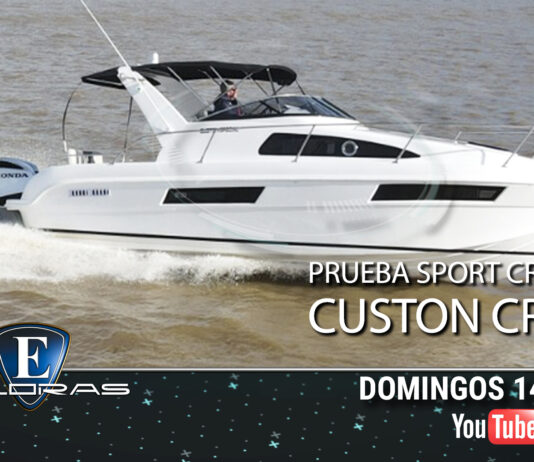 TV – HOY EN ESLORAS PRESENTAMOS EL SPORT CRUISER CUSTON CROSS CON FUERA DE BORDA