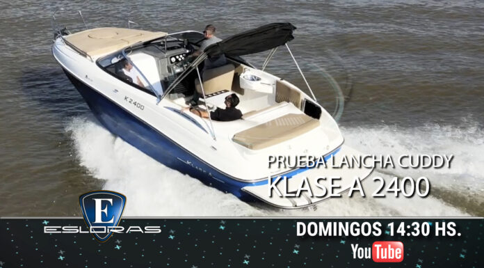 TV – HOY EN ESLORAS PRESENTAMOS LA KLASE 2400, UN CUDDY DE CASI 8 M DE ESLORA