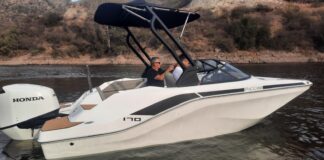 ADELANTO – SE LANZÓ AYER LA LANCHA PICCINI 170 EN CARLOS PAZ