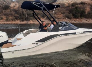 ADELANTO – SE LANZÓ AYER LA LANCHA PICCINI 170 EN CARLOS PAZ