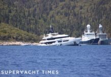 VIDEO: EL YATE ETHOS DE 47 METROS DE ESLORA HACE AGUA EN GRECIA