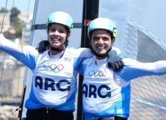 VELA EN PARÍS 2024: MATEO MAJDALANI Y EUGENIA BOSCO, MEDALLA DE PLATA EN LOS JUEGOS OLÍMPICOS