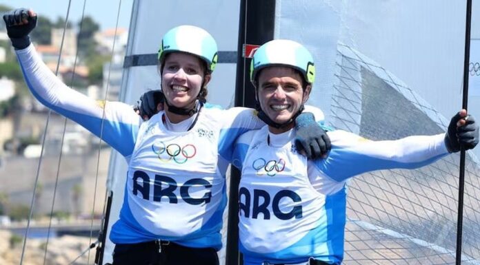VELA EN PARÍS 2024: MATEO MAJDALANI Y EUGENIA BOSCO, MEDALLA DE PLATA EN LOS JUEGOS OLÍMPICOS