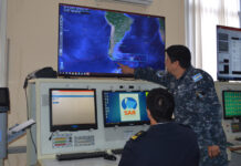 EJERCICIO SAR ENTRE LA ARMADA ARGENTINA Y LA EMPRESA ARGENTINA DE NAVEGACIÓN AÉREA