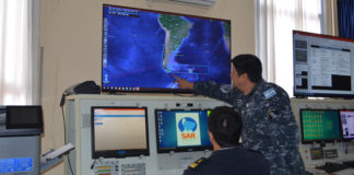 EJERCICIO SAR ENTRE LA ARMADA ARGENTINA Y LA EMPRESA ARGENTINA DE NAVEGACIÓN AÉREA