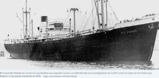 BARCOS NAZIS NAUFRAGADOS AMENAZAN LAS COSTAS DE BRASIL