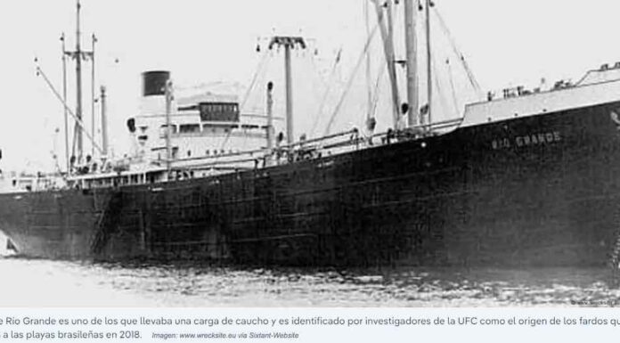 BARCOS NAZIS NAUFRAGADOS AMENAZAN LAS COSTAS DE BRASIL
