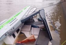 SE HUNDIÓ UN BARCO EN EL DELTA (VIDEO)