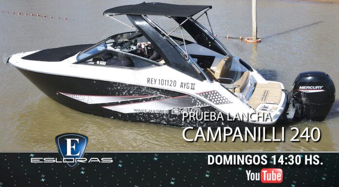TV – HOY EN ESLORAS PRESENTAMOS LA CAMPANILLI 240 WAKE MASTER