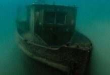 HALLAN UN LEGENDARIO BARCO QUE NAUFRAGÓ A PRINCIPIOS DEL SIGLO XX EN EL LAGO NAHUEL HUAPI