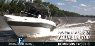 TV – HOY EN ESLORAS PRESENTAMOS LA LANCHA AQUALUM 700 Y SEGUIMOS EN EL SALÓN DE GÉNOVA