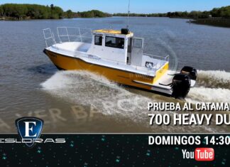 TV – HOY EN ESLORAS UN CATAMARÁN DE TRABAJO, UN CAT 700 DE NAUTIGLASS