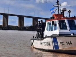 CORRIENTES – DOS PERSONAS DESAPARECIDAS TRAS EL VUELCO DE UNA LANCHA EN EL RÍO PARANÁ