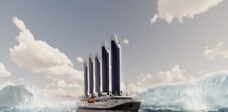 EL INNOVADOR CRUCERO CON VELAS RETRÁCTILES CUBIERTAS CON 2.000 M2 DE PLACAS SOLARES: ASÍ NAVEGARÁ POR EL ÁRTICO SIN CONTAMINAR