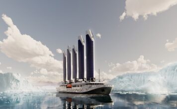 EL INNOVADOR CRUCERO CON VELAS RETRÁCTILES CUBIERTAS CON 2.000 M2 DE PLACAS SOLARES: ASÍ NAVEGARÁ POR EL ÁRTICO SIN CONTAMINAR