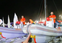 CON LA PRESENCIA DEL MEDALLISTA OLÍMPICO MAJDALANI, LANZARON UNA ESCUELA NÁUTICA EN SAN JUAN