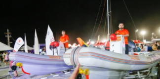 CON LA PRESENCIA DEL MEDALLISTA OLÍMPICO MAJDALANI, LANZARON UNA ESCUELA NÁUTICA EN SAN JUAN