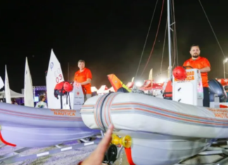 CON LA PRESENCIA DEL MEDALLISTA OLÍMPICO MAJDALANI, LANZARON UNA ESCUELA NÁUTICA EN SAN JUAN