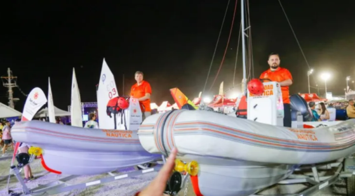 CON LA PRESENCIA DEL MEDALLISTA OLÍMPICO MAJDALANI, LANZARON UNA ESCUELA NÁUTICA EN SAN JUAN