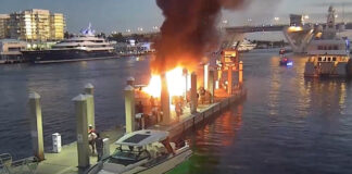 VIDEO – EXPLOTÓ UN YATE EN FORT LAUDERDALE EN LA PREVIA DE NAVIDAD Y CAUSÓ UN MUERTO