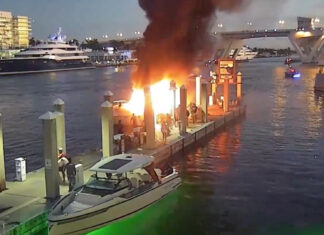 VIDEO – EXPLOTÓ UN YATE EN FORT LAUDERDALE EN LA PREVIA DE NAVIDAD Y CAUSÓ UN MUERTO